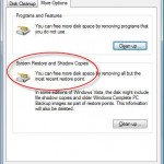 Remove System Restore Files