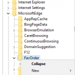 Edge FavOrder