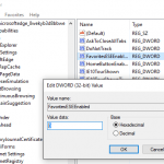 Change Edge Favorites Storage Location