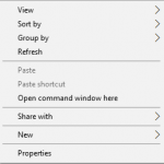 Open command window here