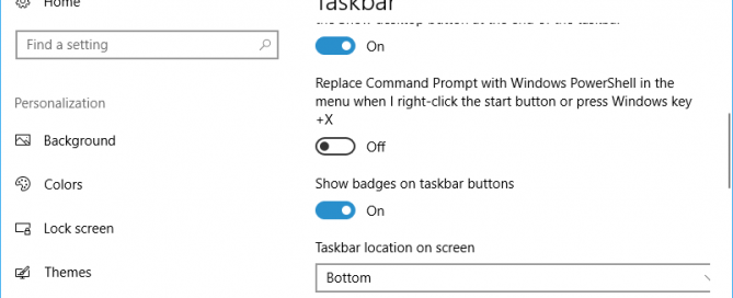 Replace Windows PowerShell with Command Prompt